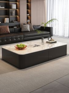 SAMEDREAM | Italian Style Rock Slab New Luxury Living Room Coffee Table