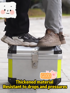✨Free gift✨Motorcycle Top Box Motorcycle Box AntiScratch Series With Base Plate Box For Motorcycle Top box 50L/62L
