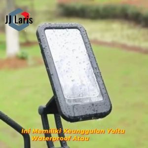 Holder hp Motor HM18 kuat anti hujan Waterproof Magnetic360 Universal cocok di semua jenis handphone