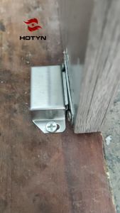 Chốt cửa tủ quần áo inox chốt cửa tủ cảm ứng từ tính (bao gồm ốc vít lắp đặt)