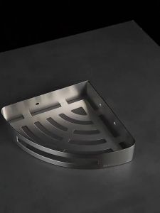 Non perforated shower gel ball storage rack durable bathroom corner rack