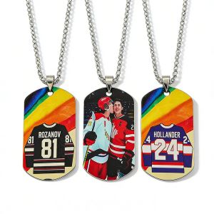 Heated Rivalry Character Pendant Shane Holland Scott Hunt Necklace Fashion Personalized Best Gift Choice for Movie Fans