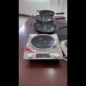 Concave Non-stick Stainless Steel Deep Pan