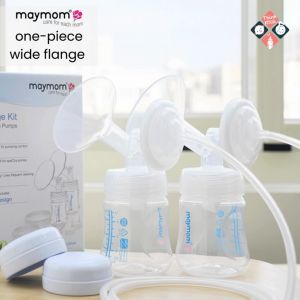 Maymom Wide Mouth Flange Pumping Set (2 One-Piece Flange Set for Spectra)