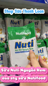 (HSD T9-2027) Sữa Bột Nguyên Kem Nutifood Túi 400g.