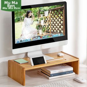 Minimalist Monitor Stand Desk Organizer