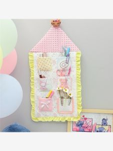 Túi Đựng Đồ Mềm Mại Màu Sắc Dễ Thương Mới Túi Đựng Đồ Cotton Tinh Tế Treo Tường Túi Đựng Đồ Rộng Rãi Cho Phòng Ngủ