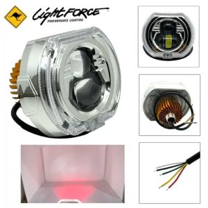 Lampu Tembak Utama DayMaker Biled projie New Plus Shroud Projie Biled Devil fog lamp 40watt Lampu tembak Projie Biled Daymaker 4.5 inch besar big motor mobil honda universal promo discount kufavarian