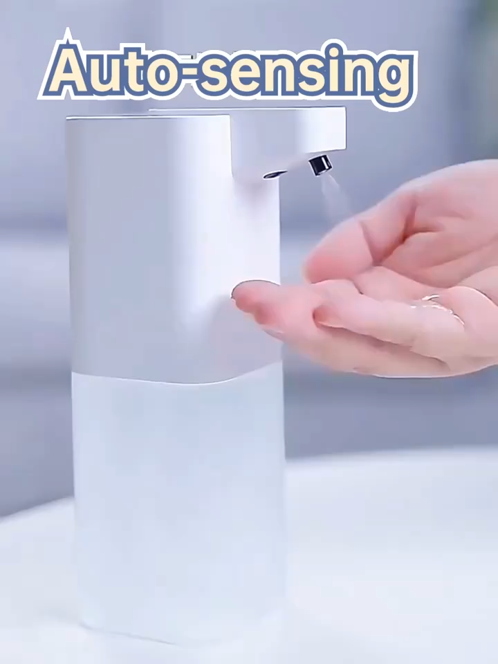 USB Automatic Sensor Alcohol Dispenser Touchless Soap Sprayer Auto Hand Alchohol Dispenser for Bathroom Kitchen Home