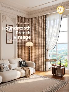 WEILAISHI | Full Light Blocking Luxury Charming Vintage Style French Curtains
