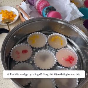 Combo 10 khuôn làm bánh tart trứng nướng hàu làm thạch truyền nhiệt tốt - Khuôn nướng bánh tái sử dụng nhiều lần