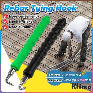 KLIMO Rebar Hook Rebar Tie Wire Twister Concrete Metal Wire Twisting Twisting Tool Rubber Handle Black/Green
