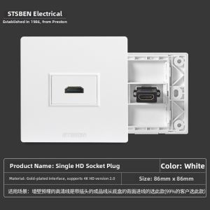 MUZHAN | 4K HDMI Socket 86 Type