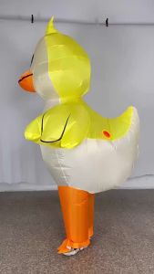 Cute Duck Inflatable Costume Festival Party Role-playing Outfit Inflatable Duckling Suit for Adults