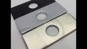 6 Inch Faucet Hole Decorative Cover Plate Stainless Steel Faucet Base Deck For Kitchen Sink