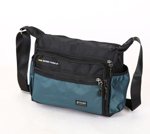 Durable Oxford Cloth Single Shoulder Bag Mens Backpack Sports Fashion Crossbody Travel Bag Document Bag Briefcase