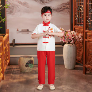 Childrens Performance Clothes Elementary School Student National Day Chorus Reading Outfit Girl Hanfu Classical Performance Dress