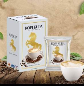 {Original Product} KOPI KudDA 100% Original and HalalINSTANT premium COFFEE 1 box 5 sachets of 20g packing may changed *
