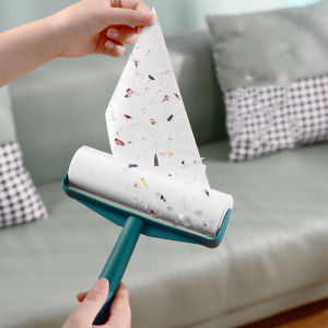 Lint Remover Roller 16CM For Clothes Fur Remover Roller Refill Hair Remove Roller Sticky Dust Paper Tearable Adhesive Brush Clothes Lint Brush Hair Remover