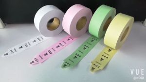 Digit Ticket Roll for Queueing System White Ticket Paper Roll for ticket Number Queue Dispenser 2000 tickets/Roll