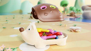 New 2025 kid toy early educational 1-3 years old hand-eye coordination small hedgehog cute fun color