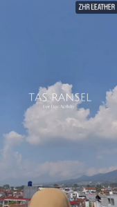 Tas Ransel Wanita Backpack fossil Gendong Kuliah Kerja Bahan Kulit Sapi sukaregang Garut Medium Terbaru Terlaris