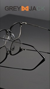 Grey Jack Kacamata Antiradiasi Blueray TR+ALLOY Model Kotak Ringan Stylish Pria Wanita Bisa Lensa Minus Antiradiasi Blueray Bluecromic 8951x