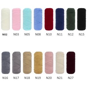 Bộ 5 Sợi Len Acrylic Mềm Mại - Mỗi Sợi 100g Dài 135m Nhiều Màu Sắc Bền Dùng Để Đan Móc Áo Len Tự Làm