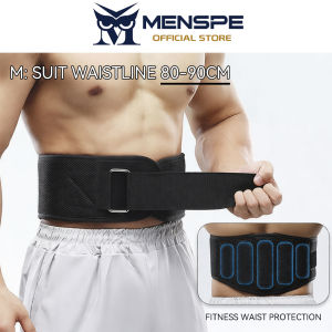 MENSPE Fitness Belt Weightlifting Belt Breathable Back Support Belt for Powerlifting Strength Training Lower Back Pain Relief Adjustable Workout Belt for Gym Fitness