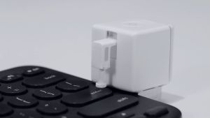 BOIO Tuya สมาร์ทบลูทูธ ชาร์จใหม่ได้ Fingerbot สวิตช์เปิดปิด Pusher Life App เสียงสวิตช์ควบคุมผ่านwifi Alexa ผู้ช่วย