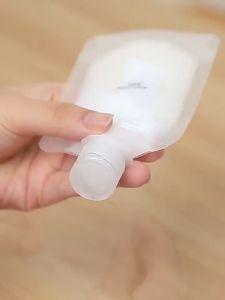 Travel Shampoo Lotion Bag Dispenser 30/50/100ml Refillable Transparent Containers Shampoo Liquid Cosmetic Storage