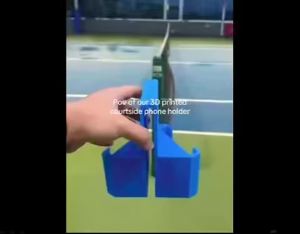 Fence Phone Mount Portable Clamp Tennis Camera Holder For Match Analysis Court Practice Live Streaming Sports Phone Storage Rack