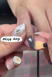 Ready Stock 1g/box Nail Mirror Shining Powder Chrome Pigment Glitters Dust DIY Manicure Nail Art 镜面黑魔镜粉指甲闪粉 纯黑光亮光黑1g装