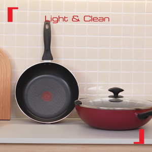 Tefal Light & Clean 3pcs Set (FP26cm+WP32cm w/lid) B224S3