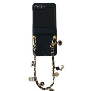 เคสโทรศัพท์มือถือแบบพับได้สีดำหรูหรา ดีไซน์เก๋ไก๋ ป้องกันรอยขีดข่วน ป้องกันการตกหล่น ดีไซน์เก๋ไก๋ ดีไซน์เก๋ไก๋