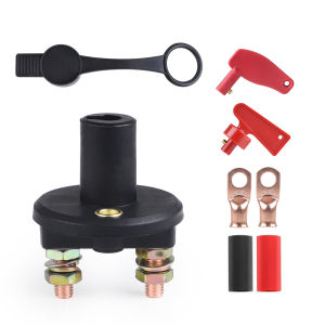 Battery Disconnect Switch 300A Battery Master Isolator Cut Off Power Kill Switch with 2 Keys For Car Boat RV ATV Auto Truck