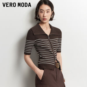 Vero Moda | Áo Blouse Knitted Sọc Tencel Triacetate Thời Trang