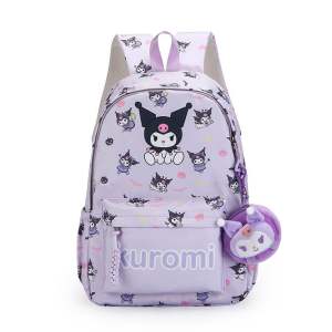 43CM Sanrio Kuromi MyMelody Cinnamaroll Pompompurin Korea Style School Bag Girl Outdoorb ackpack