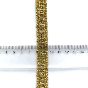 5m/16.4ft Each Pack Golden Lace trims Big wide Weaving centipede Bar dress Decoration Handmade DIY sewing Crafts packing ribbons
