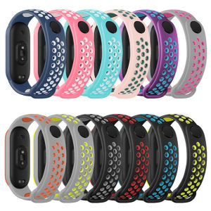 Dây Đeo Silicon Cho Xiaomi Mi Band 6 7 5 4 Thay Thế Dây Đeo Tay Thể Thao Vòng Tay Tương Thích Với Miband4 Miband5 Theo Dõi Sức Khỏe