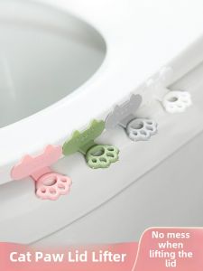 Creative Cat Claw Toilet Lid Lifter Silicone Bathroom Household Cleaning Tool Universal Sanitary Toilet Seat Cover Separator