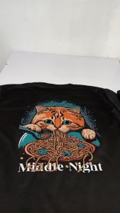 KurniaKaos: Kaos Atasan Desain Unik & Motif CAT NOODLE Bahan 24s