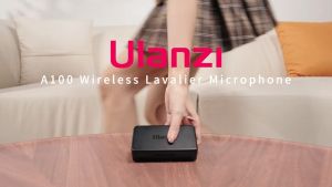 Ulanzi A100 Wireless Microphone Lavalier Mic for Smartphone Camera
