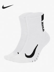 Nike| Vớ Mid-Calf Nike Chính Hãng Thoáng Khí Nam & Nữ 2 Đôi Tiện Lợi