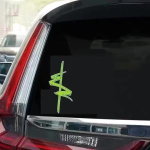 Anime Edgerunners Trong Suốt Miếng Dán 1 DIY Trang Trí Cho Điện Thoại Laptop Hành Lý Ván Trượt Xe David Martinez Hoạt Hình PVC
