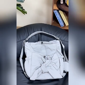 MOUSSON กระเป๋าเป้สะพายหลังผู้หญิงกระเป๋านักเรียนความจุขนาดใหญ่สุดเท่