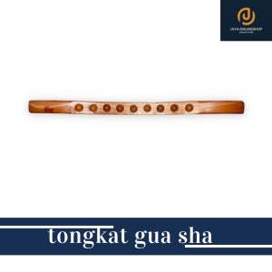 Tongkat kecantikan gua sha kayu tonjolan lembut dan halus