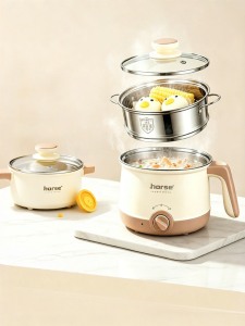 CHULIER | Small Multifunctional 304 Stainless Steel Electric Cooking Pot