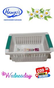Keranjang serbaguna green leaf /keranjang basket dapat disusun