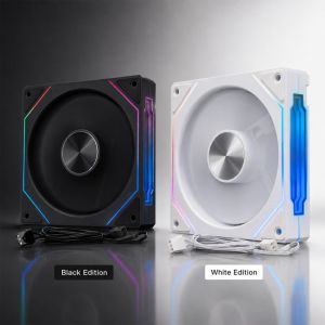 Prism 4RS Case Cooling Fan Prism 4CD Pattern Chassis Fan 12CM Cooling Fan Divine Light Synchronous 5V3Pin RGB Iridescent PWM